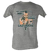 Mr. T Last Name T Gray T-Shirt